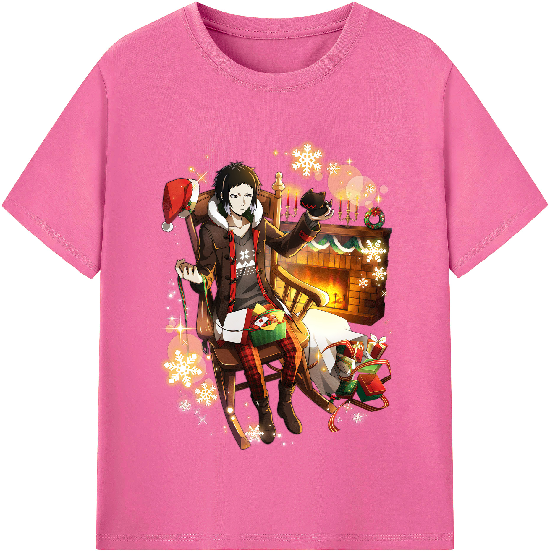（画像用） 文豪ストレイドッグス Bungo Stray Dogs レディースカジュアルプリントTシャツ（綿100％）
